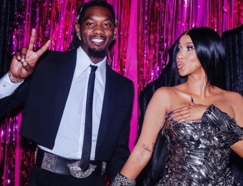 Offset Gifts Cardi B With Three Icy Chains & Bouquets of Flowers for Mother’s Day